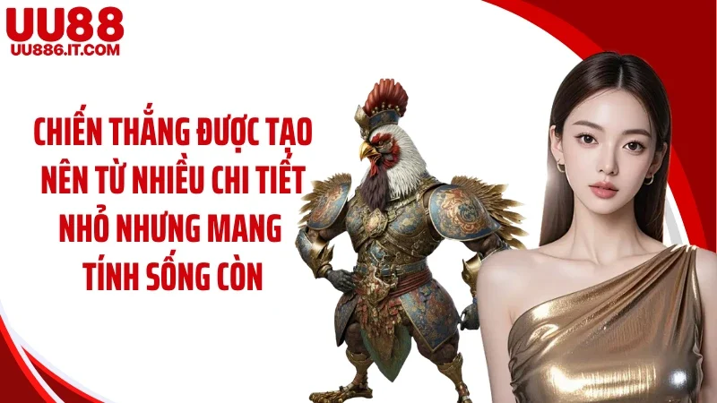 Chiến thắng được tạo nên từ nhiều chi tiết nhỏ nhưng mang tính sống còn