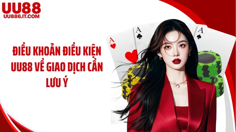 Điều khoản điều kiện UU88 về giao dịch cần lưu ý